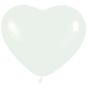 Venta de Globos Corazón Blanco 30cm R12-FCOR-005 (50)