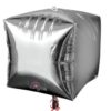 Venta de Globos Cubo Plateado 38cm (3 uds.)