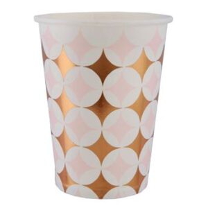Venta de Vasos Rose & Gold cartón (10 uds.)