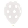 Venta de Globos Cristal Lunares Blancos (12)