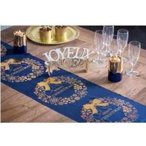 Venta de Camino de Mesa Azul Merry Christmas (3m)