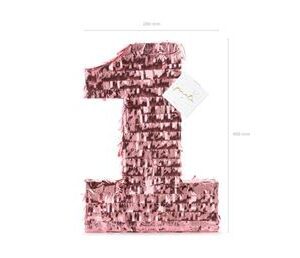 Venta de Piñata 1 Año Golpear Rosa (40cm)
