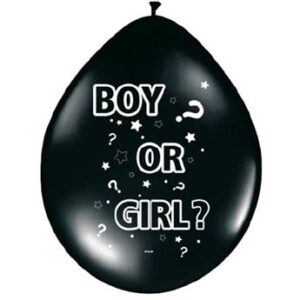 Venta de Globos Fiesta Revelación Niña o Niño Látex (8 unidades)