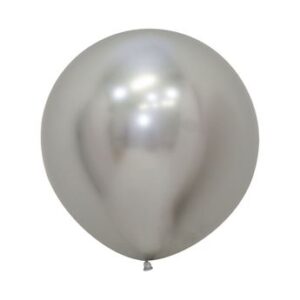 Venta de Globos Réflex Plateados 60cm Sempertex R24-981 (10)