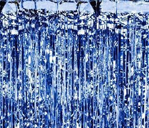 Venta de Cortina Azul Brillante (90cm x 2,5m)