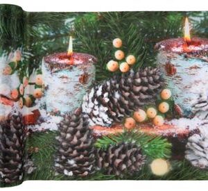 Venta de Camino de Mesa Velas Navideñas (5m)