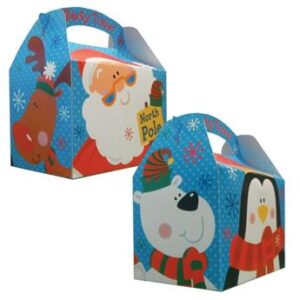 Venta de Caja Navidad Santa y Penguin
