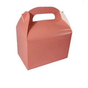Venta de Caja Rosa Tono Salmón cartón (1 unidad)