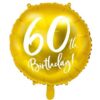 Venta de Globo 60 Años Dorados (45cm)