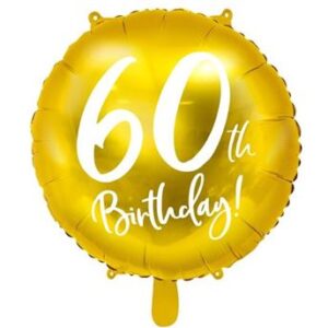 Venta de Globo 60 Años Dorados (45cm)