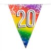 Venta de Banderín 20 Años Multicolor (6m)