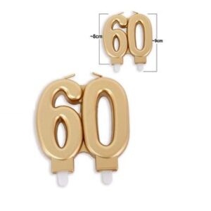 Venta de Vela Número 60 Dorada