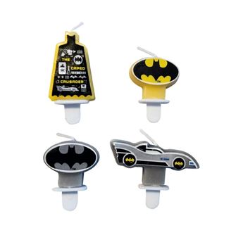 Venta de Velas Batman Tarta (4 unidades)
