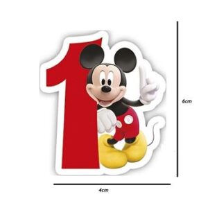 Venta de Vela 1 Mickey Mouse Cupcake (6cm x 4cm)