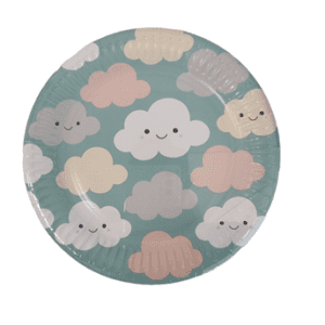 Venta de Platos Nubes Dulces cartón 18cm (8)