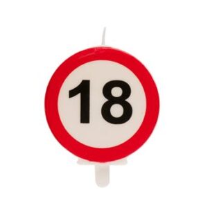 Venta de Vela 18 Años Señal de Tráfico