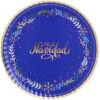 Venta de Bandeja Redonda Navidad Azul Noche cartón 30cm (1 ud.)