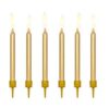 Venta de Velas Doradas Lisas 6cm (6 unidades)