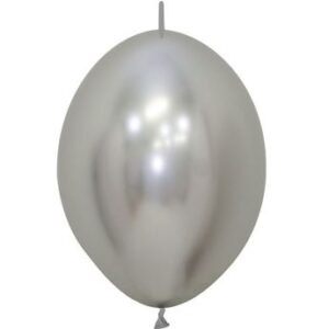 Venta de Globos Réflex Plateados 15cm Cadena Sempertex LOL6-981 (50)