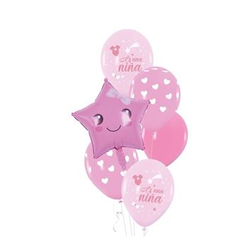 Venta de Set de Globos "Es Una Niña" - Pack Decorativo