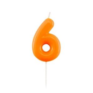 Venta de Vela 6 Naranja