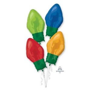 Venta de Globo Bouquet Luces Navideñas Colores