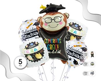 Venta de Bouquet Globos Graduación Mono