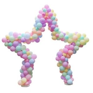 Venta de Arco de Globos Estrella 2,8mx2,7m + Base 32X5cm