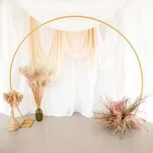 Venta de Estructura para Globos Redonda Dorada (315cm x 240cm)