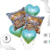 Venta de Globos La Vida es Mejor con Amigos Como Tú (5uds)