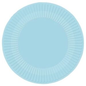 Venta de Platos Azul Cielo cartón 23cm (8 unidades)