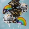 Venta de Bouquet Globos Graduación Arcoíris