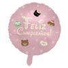 Venta de Globo Feliz Cumpleaños Rosa Dulce Animales (45cm)