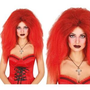 Venta de Peluca Melena Roja Negra