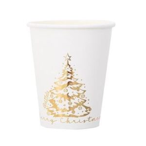 Venta de Vasos Mágica Navidad cartón 250cc (8 unidades)