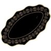 Venta de Bandejas Royal Black Gold cartón 36cm (2 unidades)