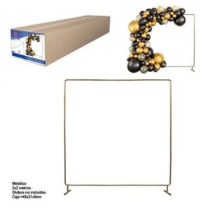 Venta de Estructura Metálica Marco Cuadrado Globos (2m)