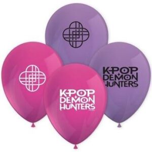 Venta de Globos K-Pop Demon Hunters (8 unidades)