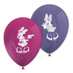 Venta de Globos Minnie Mouse Disney Morado y Rosa Látex (8 uds)