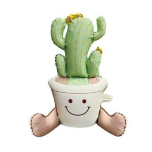 Venta de Globo Foil Cactus Feliz con Aire (56cm)