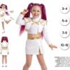 Venta de Disfraz Cazadora K-Pop Líder White Edition Demon Hunters (5-6 años)