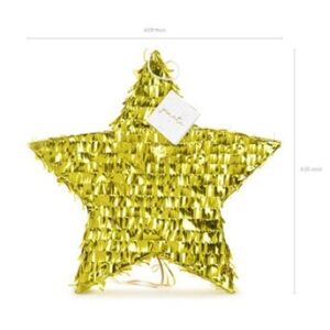Venta de Piñata Estrella Dorada (44cm)