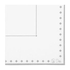 Venta de Servilletas Grace Plateadas Elegantes papel (16 unidades)