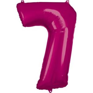 Venta de Globo Número 7 Rosa Gigante (86cm)