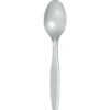 Venta de Cucharas Plateadas Premium Reutilizables (24 unidades)