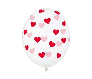 Venta de Globos Transparentes Corazones Rojos (6)