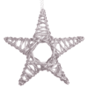 Venta de Colgante Estrella Mimbre Plata (25cm)