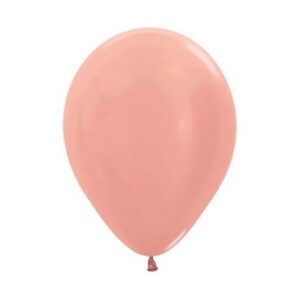 Venta de Globos Rosa Dorado Metal 13cm Sempertex R5-568 (100)