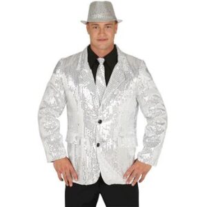 Venta de Disfraz Chaqueta Plateada Fiesta Años 70 (Talla 52-54)