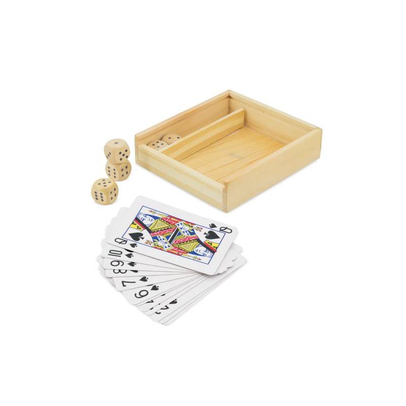 caja de Baraja de Cartas y Dados